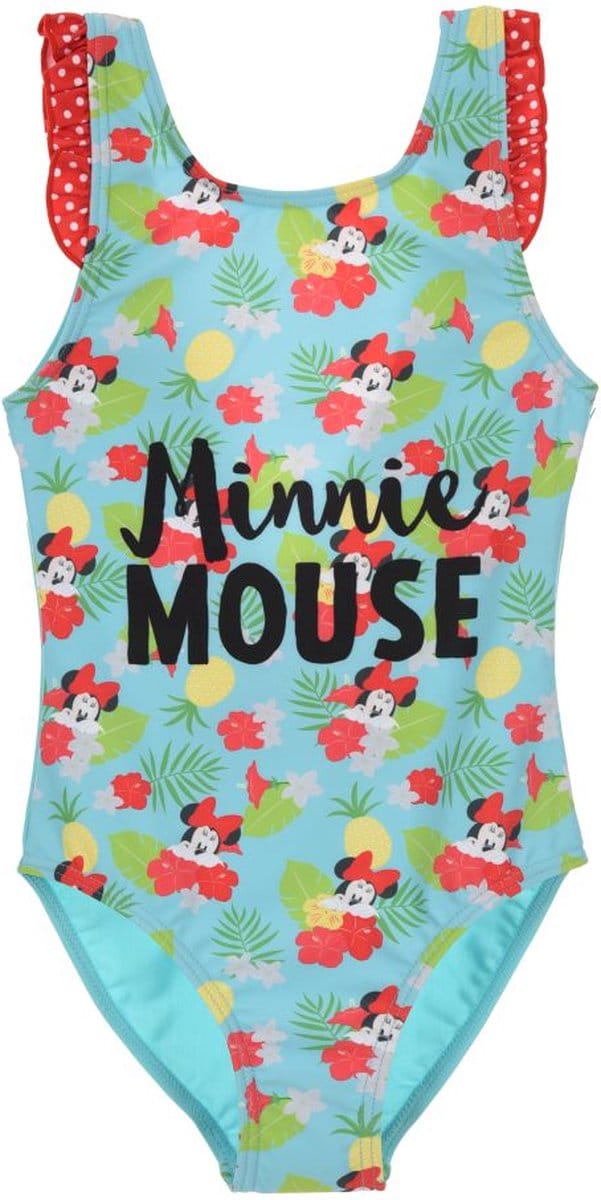 Minnie Mouse - Badpak - Turquoise - 6 jaar - 116cm