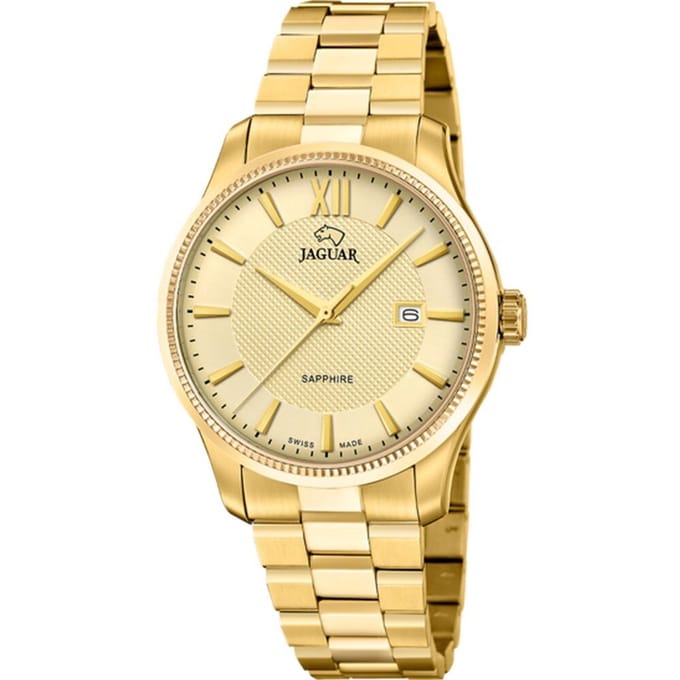 JAGUAR SWISS MADE MEN'S BEIGE WATCH J1044/2