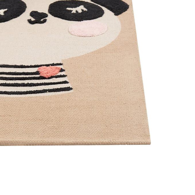 BUNAN - Vloerkleed - Beige - Katoen