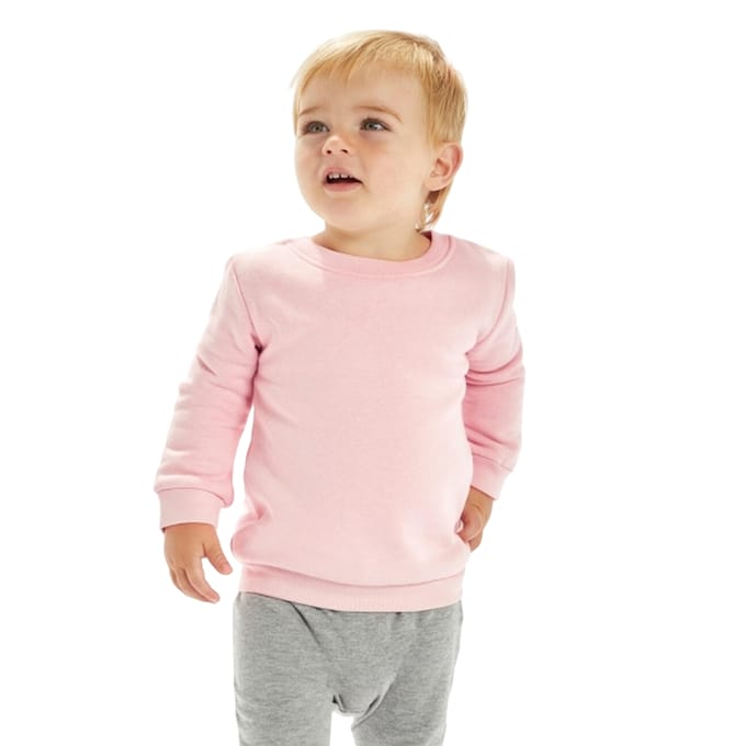 Babybugz Baby Essential Sweatshirt (Zacht Roze)