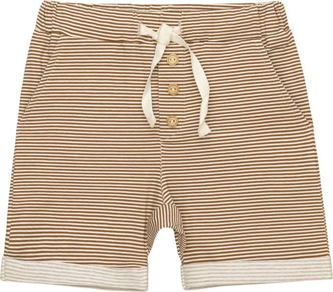 Little Indians Short Pecan Stripe - Korte Broek - Jongens - Maat: 6 Y