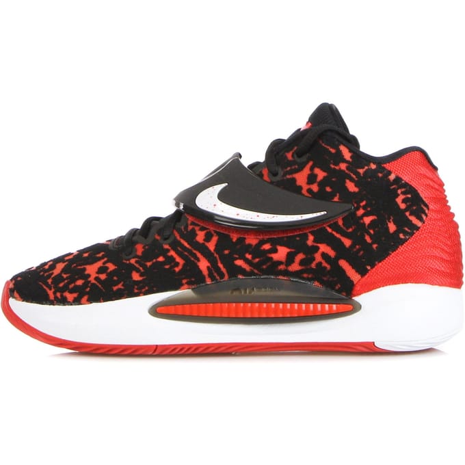 Basketbalschoen heren Kd14 zwart/universiteitsrood/wit
