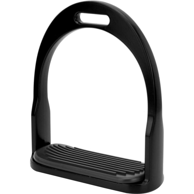 Premium Aluminium Die-casting Brede Paardrijbeugels voor Kinderen black