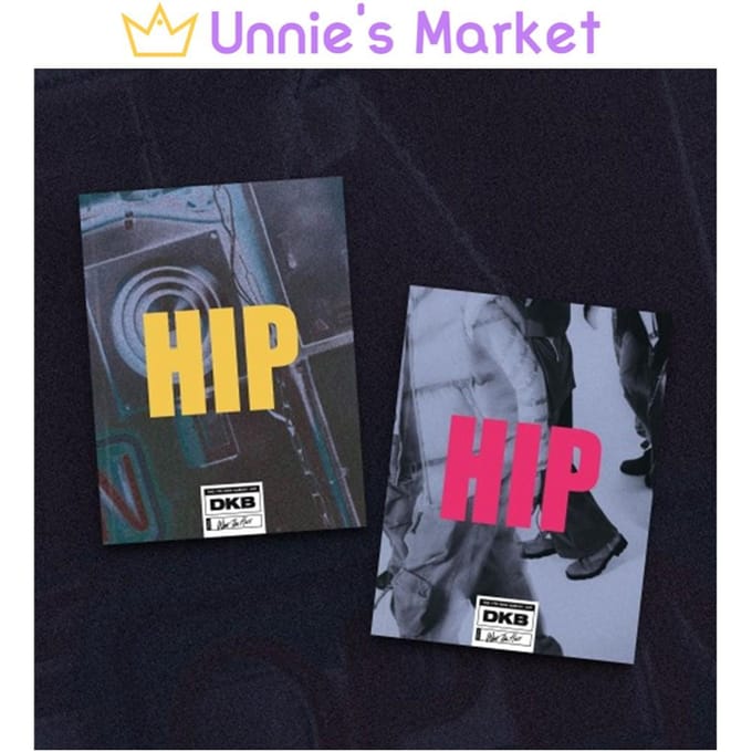 DKB [HIP] het 7e minialbum(GO Ver. / HOGE Ver.) [NO POSTER] RANDOM gray