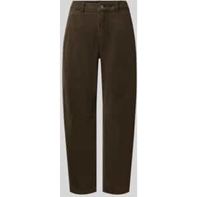 barrel fit corduroy broek van katoenmix