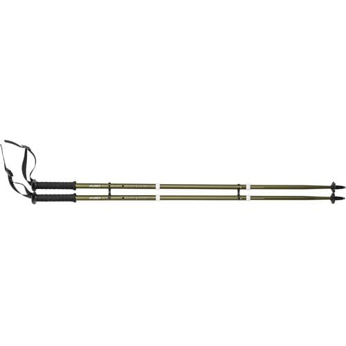 CRIVIT Wandelstokken - 2 stuks - aluminium - verstelbaar (Goud)