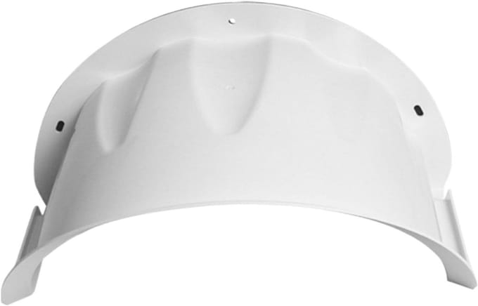 Camera Overkapping - Weerbescherming Schild - Apparaten Beveiligen - Waterdicht Stofdicht - 29 x 20.5 x 15.7 cm - Wit