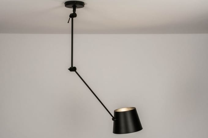 Lumidora Hanglamp 73759 - CANNES - E27 - Zwart - Metaal