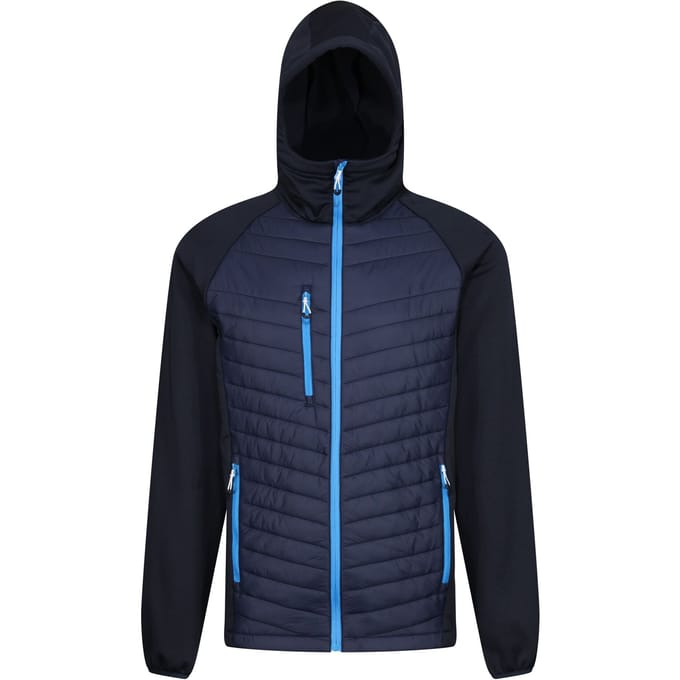 Regatta Heren Navigate Quilted Hybride Jas (Marine / Frans Blauw)