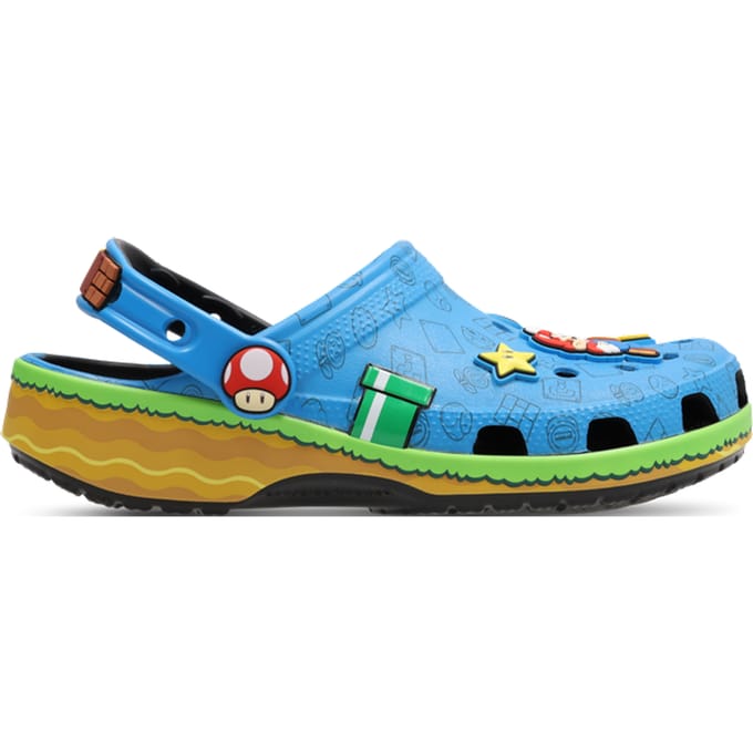 Crocs Super Mario Core Classic Klompen Blauw EU 24-25 Kinderen