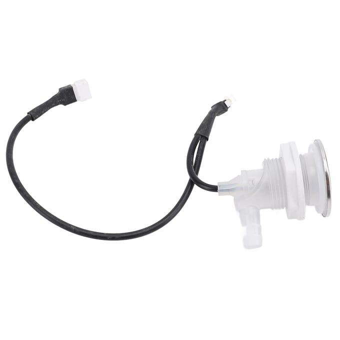 RGB Badkuip Spa Luchtmondstuk Luchtjet Vervanging 44mm 12V Bubbelmondstuk voor Spa Warmwaterbron Zwemmen black