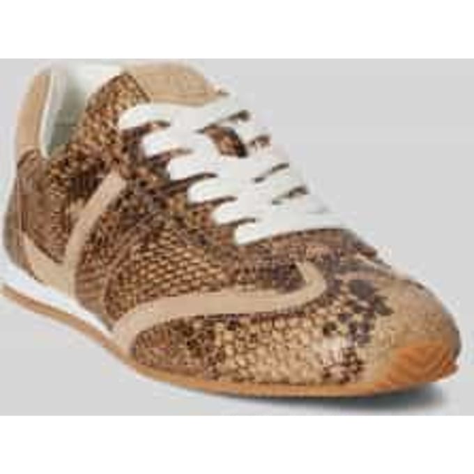 sneakers van echt leer