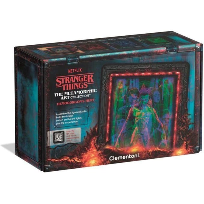 Clementoni - Puzzel - Stranger Things - Morphing Collection - Eleven - Puzzel met RGB verlichting en morphing effect - 520 stukjes