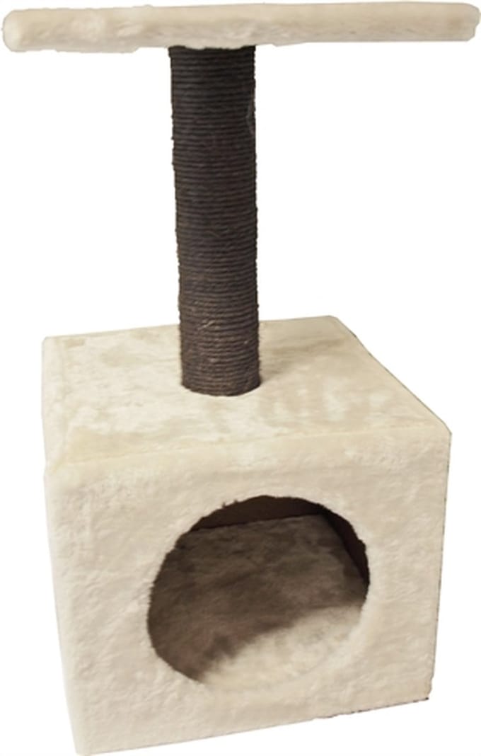 De Boon Klimmeubel Diabolo | 30x30x57cm Ivoor/Bruin