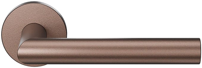 Deurkruk op rozet - Brons Kleur - RVS - GPF - Toi GPF1015.A2-00, Bronze blend