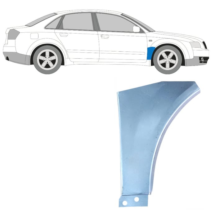 Reparatiepaneel voorspatbord voor Audi A4 B6 2000-2004 / Rechts