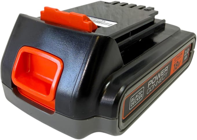 BLACK+DECKER Lithium ion schuifaccu 18V. 2.0Ah - BL2018-XJ
