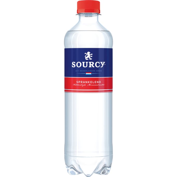Water Sourcy rood petfles 500ml