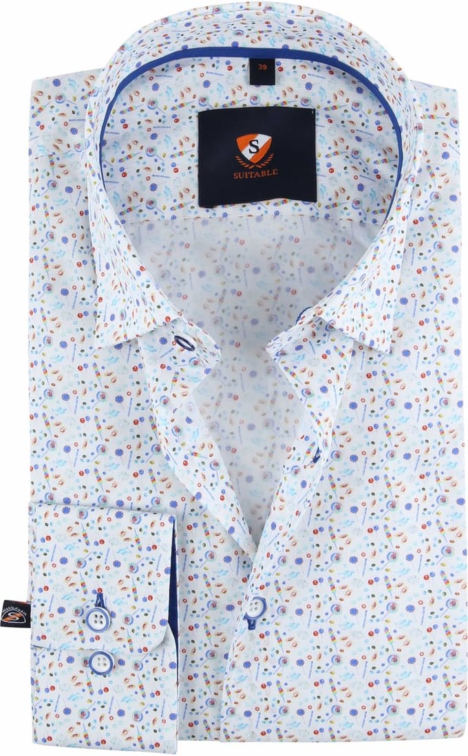 Suitable Overhemd HBD Snoep - Maat 40 - Heren - Casual Shirt