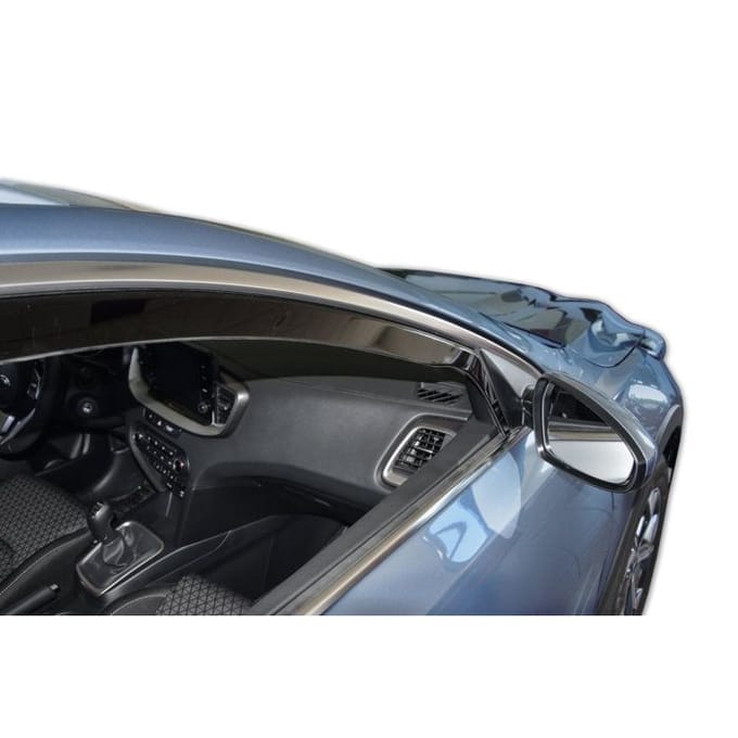 Déflecteurs d'air - HEKO - Kia X Ceed (depuis 2019) - 4 pcs - Teinté fumé - Montage sans perçage