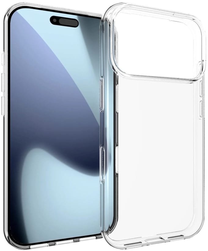 Lunso Geschikt voor iPhone 18 Pro / Geschikt voor iPhone 17 Pro - TPU Backcover hoes - Transparant