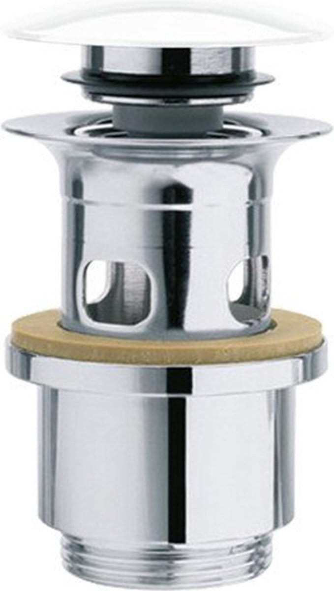 Nemo Go afvoerplug met overloop 5/4" chroom