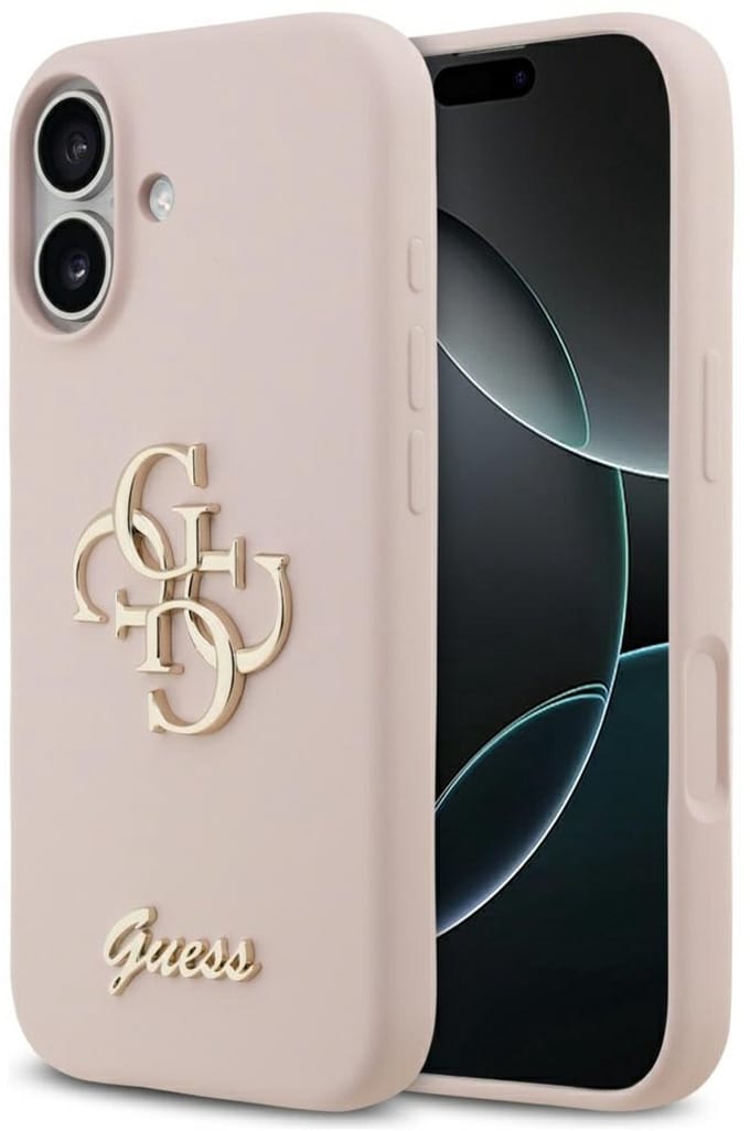 Guess Siliconen Hoesje Groot 4G Script Voor Iphone 17 Met Bescherming En Elegant