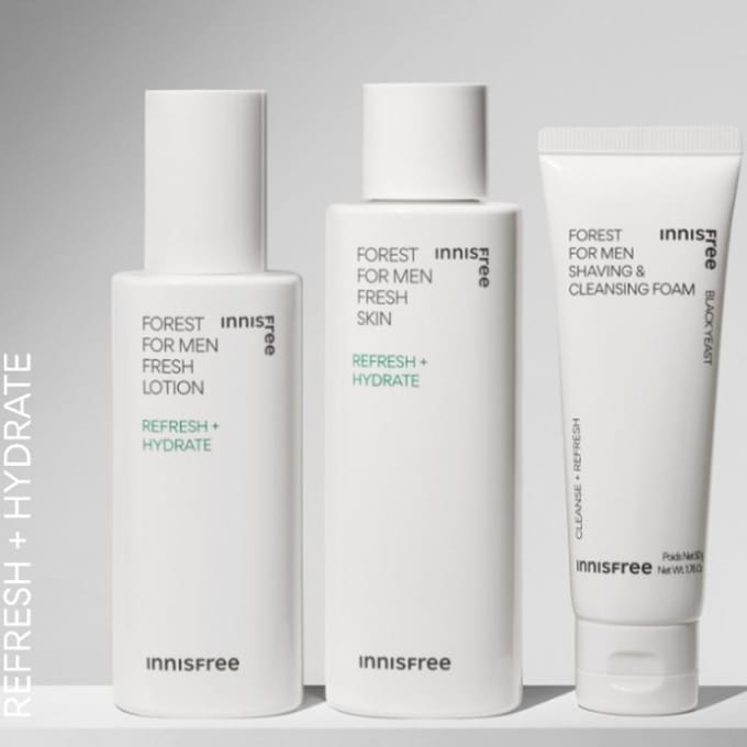 Innisfree Forest For Men Fresh Huidverzorgingsduoset AUTHENTIEKE WINKEL blue