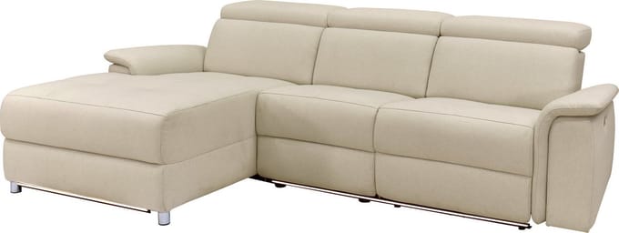 Pareli-Sofa - 3-zits Links - Handmatig - Zand