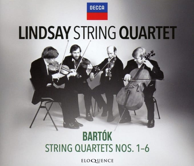 The Lindsays, Roger Bigley - Bartok: String Quartets Nos. 1-6 (3 CD)