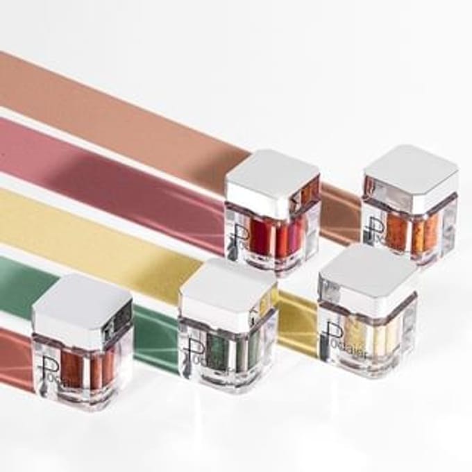 Pudaier - Silver Bottle Chameleon Single Eyeshadow - 16 Colors S713# Shine Delight - 2g