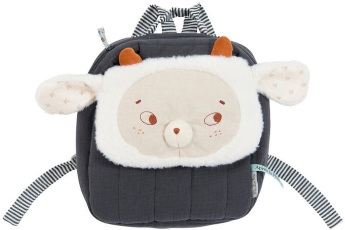 Moulin roty peuterrugzak schaap après la pluie - 29 cm