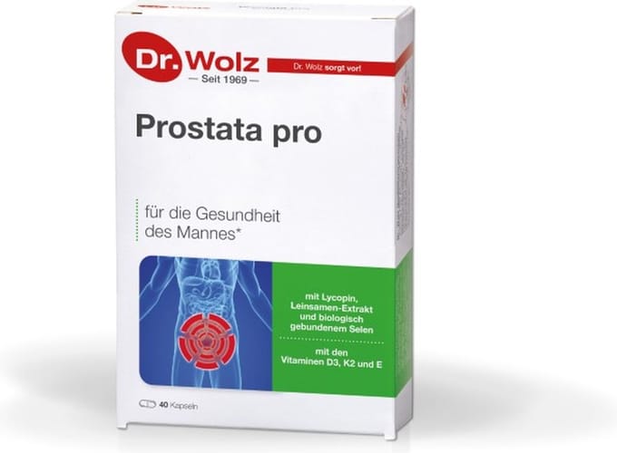 Dr. Wolz Prostata Pro 40 capsules o.a. Lycopeen en K2, E en D3