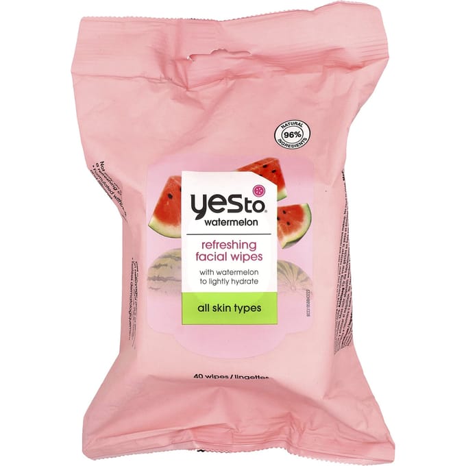 Verfrissende Gezichtstissues, Alle Huidtypen, Watermeloen, 40 Vel pink
