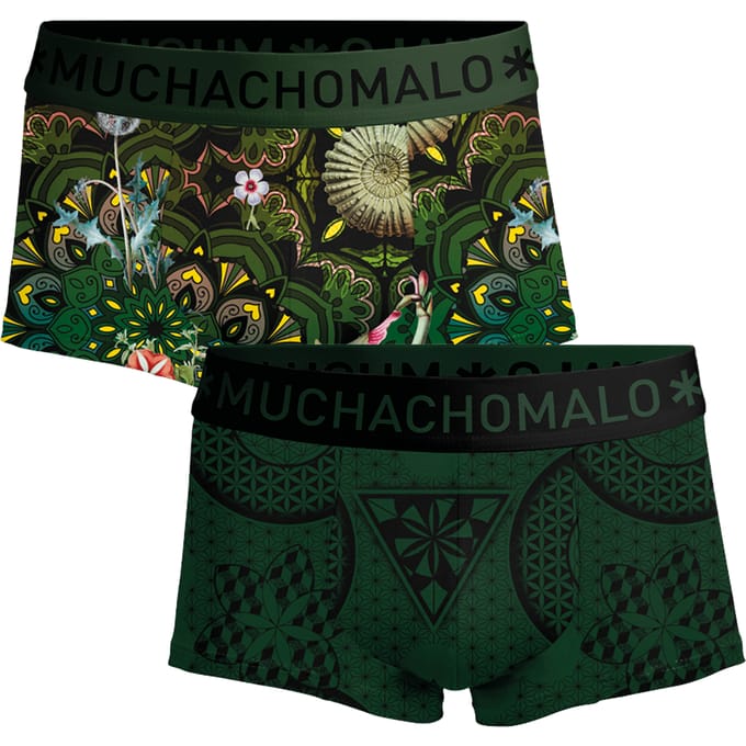 Muchachomalo Heren Trunks - 2 Pack - Maat S - 95% Katoen - Mannen Onderbroek