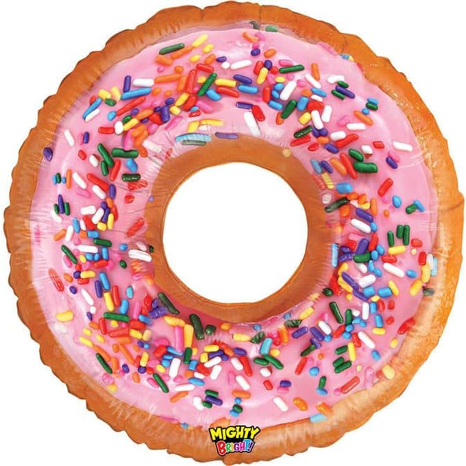 Ballon Foil - Beignet Coloré, Donut 66Cm, Grabo