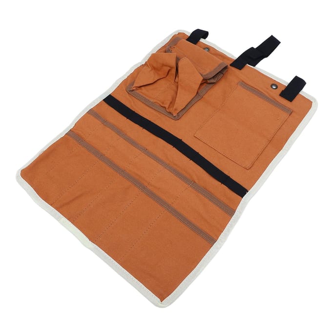 Kampeerhangende Opbergtas Canvas Waterdicht Ruimtebesparend Meerdere Vakken Hangende Opberging brown