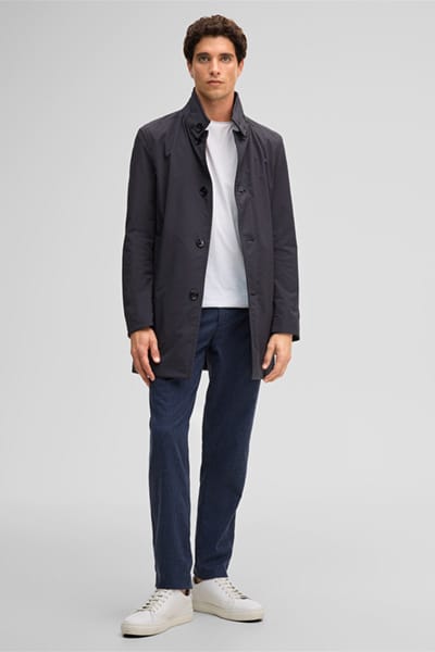Jas Fynn, marineblauw
