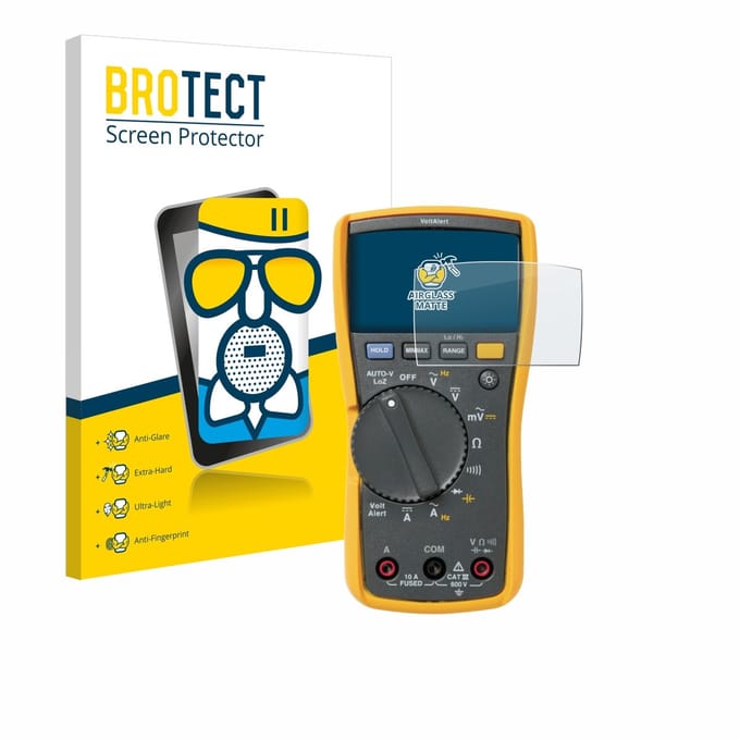 BROTECT - Screenprotector voor Fluke MultiMeter 117 - Folie Beschermfolie Beschermglas matte