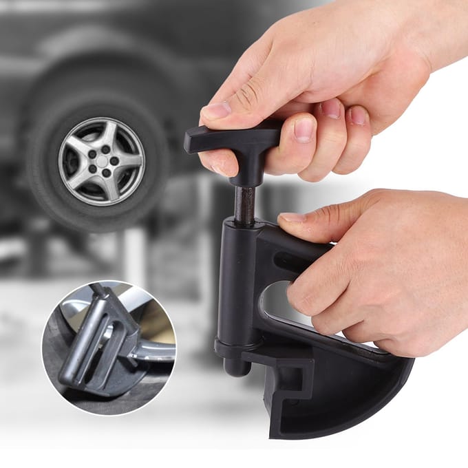 Bandenwisselaar Kraalklem Drop Center Tool Universele velg Pry Wheel Change Helper white