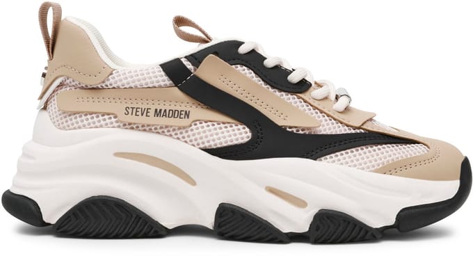 Steve Madden Possession-e Sneakers Irish/black Silver Maat: 37 | Sneakers Outlet | Dames | Zwart