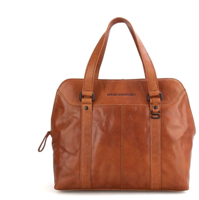 Leren Schoudertas - 10 inch - Lilybeth - Brandy