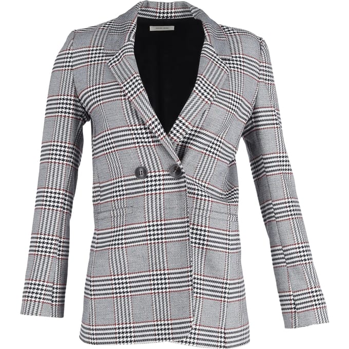 Anine Bing Madeleine Blazer in Grijs Wol