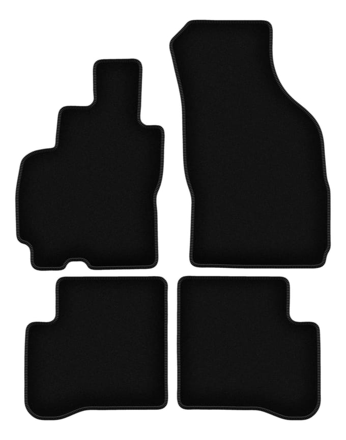 BASIC zwarte veloursmatten voor: Hyundai Atos hatchback (1997-2008)