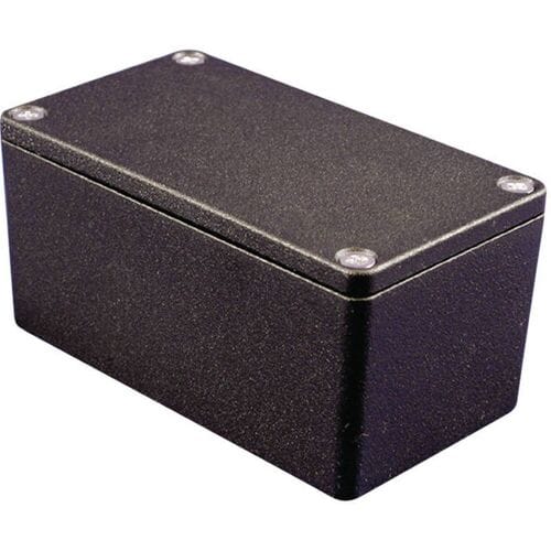 Hammond Electronics 1550Z108BK – Universele behuizing – 125 x 80 x 58 mm – Aluminium – Zwart