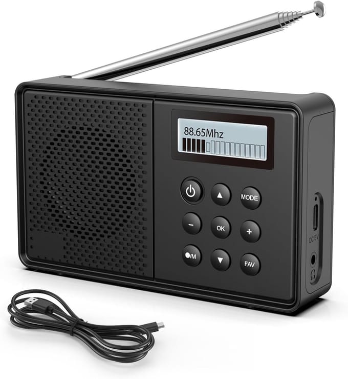 DAB/DAB+ en FM Radio met Bluetooth en Wekkerfunctie