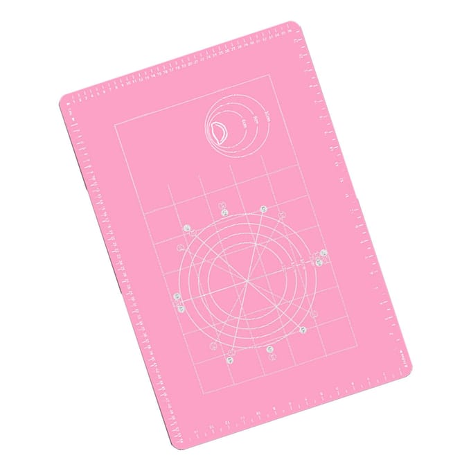 Dikke Siliconen Bakmat met Maataanduidingen Antislip Deegmat Herbruikbare Deeg Rollende Mat voor white