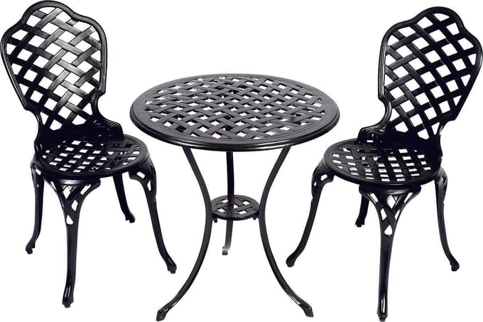 Lesliliving - Bistroset Leeds Kensington - Zwart