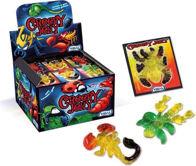 Vidal Creepy Jelly in blister - 66 stuks