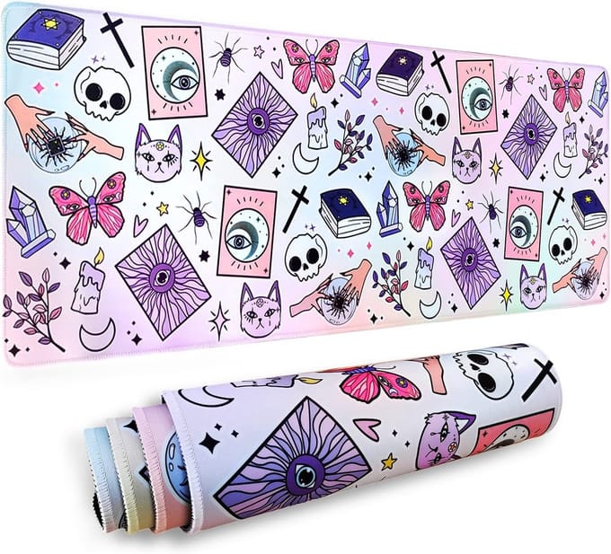 Gothic Kawaii Muismat XL - Schattig en Uniek Gaming Bureauaccessoire
